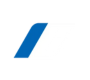 Logo des Unternehmens B, das für innovative Lösungen in der Branche bekannt ist, mit einem modernen und klaren Design in Blau und Weiß.