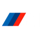 Logo von BMW M, bekannt für leistungsstarke Sportwagen und Rennfahrzeuge, mit charakteristischen blauen, roten und weißen Farben. Ideal für Autofans und Motorsportliebhaber.